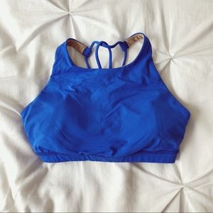 Lululemon high neck sports bra.